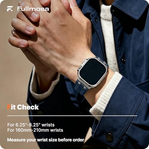 Image of Fullmosa Premium Leather Strap for Apple Watch Ultra 3 /2 /1 49mm (No Watch) | 46mm 45mm 44mm 42mm Luxurious Soft Vintage Business Band for SE 3 /2 /1 Series11 10 /9 /8 /7 /6 /5 /4
