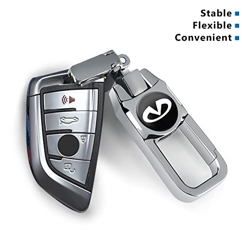 Buzsu 2Pcs Car Keychain For Infiniti Qx50 Q50 Q70 Q70L Q60 Qx30 Qx60 Qx80,Leather Car Key Chain Gift For Men Women Keyring #TOP2