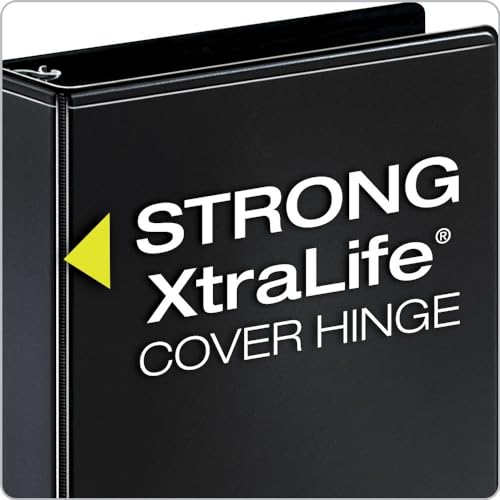 Cardinal Binder, Performer ClearVue, 1.5 Inch Round Ring, 350-Sheet Capacity, Letter Size, Black, Non-Stick PVC-Free, Customizable Covers with Interior Pockets for Professional Org image 7