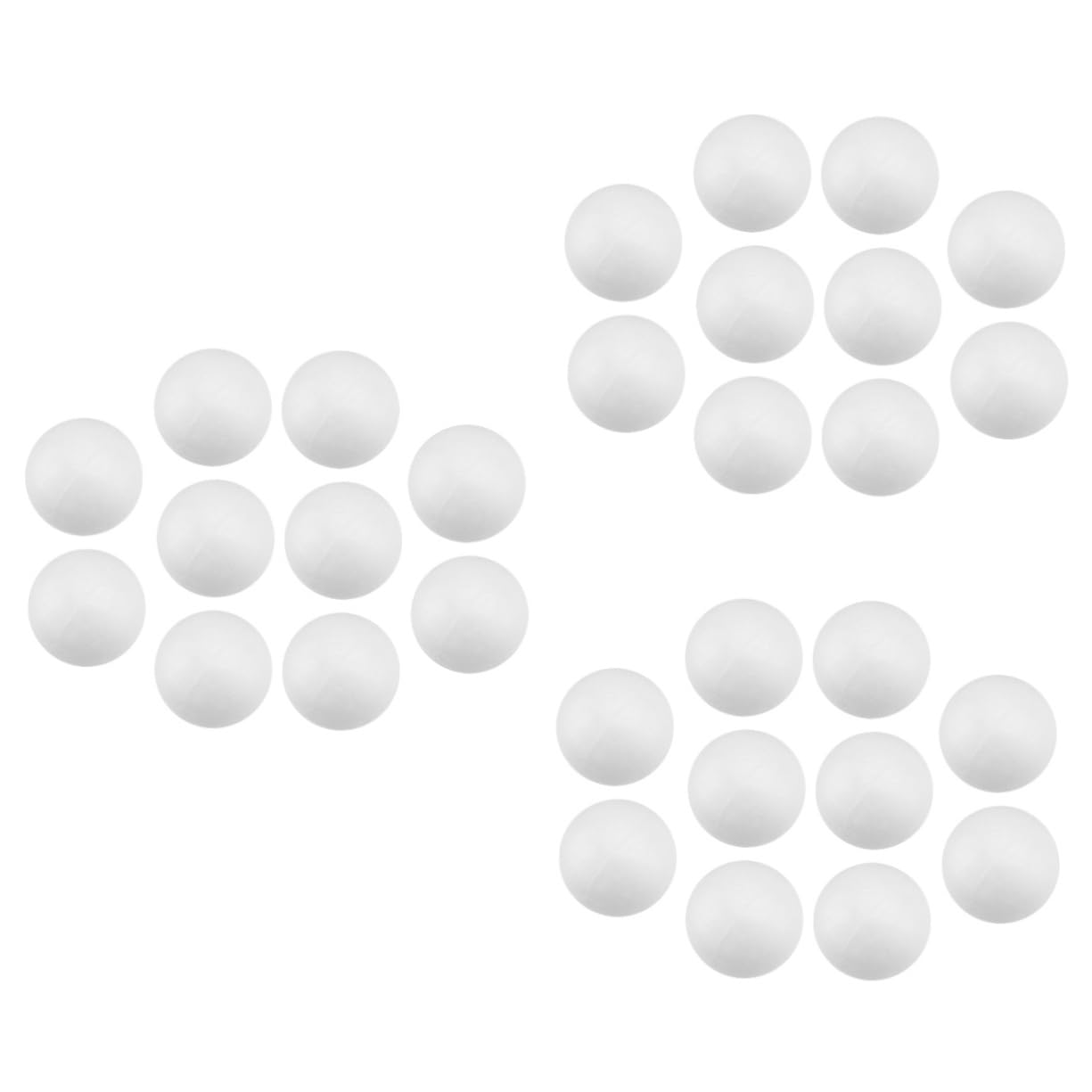 Boules de Noël en polystyrène blanc SEWACC pour loisirs créatifs