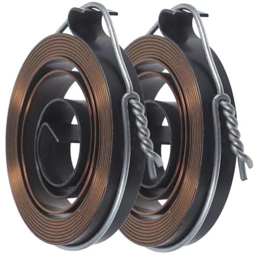 OSALADI 2pcs Drill Press Spring Replacement Return Spring Parts Drill Press Coil Spring Quill Spring Drill Press Return Springs DIY Return Spring Return Spring for Drill Press Steel