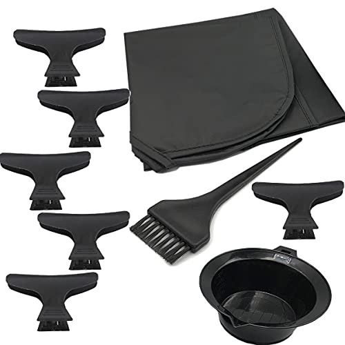 La Mejor Lista de Tinte Mariposa disponible en línea para comprar. 36 Kit para tinte de cabello, incluye brocha, tazón medidor, 6 mariposas y cubridor chico (capa de peluquería para tinte), realiza tintes para cabello profesionales, fantasía o...