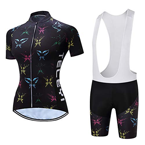 Women's Cycling Jersey Set Summer Short Sleeve Road Bike Suits Quick Dry