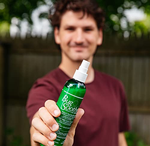 Bug Soother Spray (2, 8 Oz) - Natural Insect, Gnat And Mosquito Repellent & Deterrent - 100% Deet-Free Safe Bug Spray For Adults, Kids, Pets, & Environment - Made In Usa - Includes 1 Oz. Travel Size #TOP5