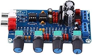 Amplifier Board,HiFi OP-AMP NE5532 Preamplifier Electronic Volume Tone Control Board DIY Tool Set