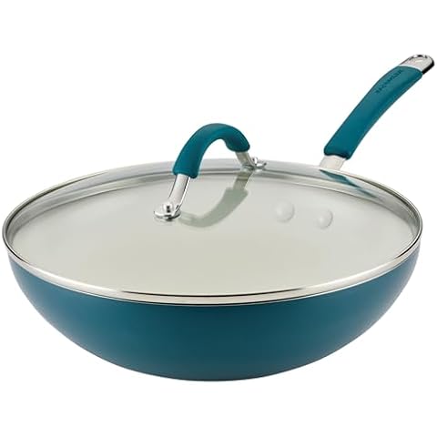 Rachael Ray Cucina Ceramic Nonstick Wok Cover