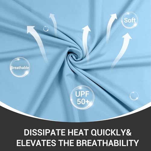 Palmyth Fishing Hoodie for Men Long Sleeve Sun Protection Shirts UPF 50+ Hooded with Neck Gaiter4