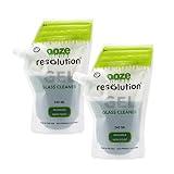 Ooze Resolution Gel Glass Cleaner (2 Pack 240ml Each) - Liquid Cleaning Solution Natural Clay-Based