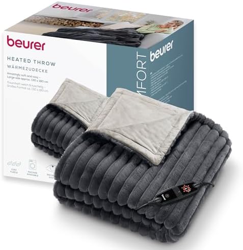 Beurer Stockholm couverture chauffante, couverture chauffante dou...
