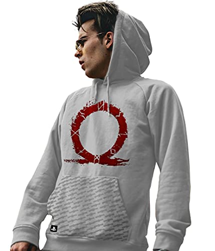 Moletom God of War, Banana Geek, Adulto Unissex, Cinza, G