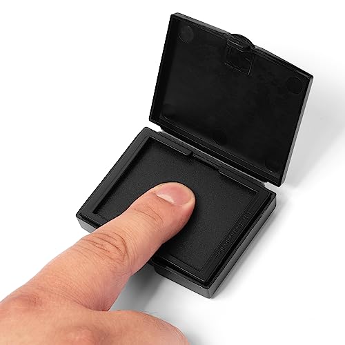 Image of National Gun Trusts - Made in USA - Fingerprint Ink Pad - Law Enforcement Dark Inkless Fingerprint Ink Pad (Pack of 3)