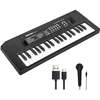 Shayson Piano pour Enfants Keyboard 37 Touches Clavier Musical Electronique avec Microphone Jouets de Musique éducatifs… - Les Beatles, Paul McCartney, John Lennon, RIngo Starr, George Harrison