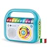 VTech Music’Kid dello Zecchino d'Oro, Lettore MP3 Bambini con 40 Brani Originali dello Zecchino D’Oro, Modalità Registrazione, Walkman Bambini Bluetooth, Lingua Italiana, Batterie Incluse, 2-6 Anni