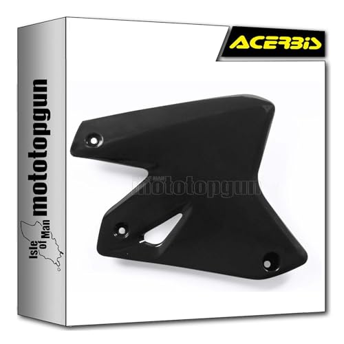Évitez la surchauffe avec les ouïes de radiateur noires Acerbis KLX 400