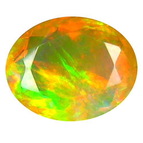 Opale éthiopienne véritable 1.48 ct non chauffée de qualité AAA+ pour haute joaillerie