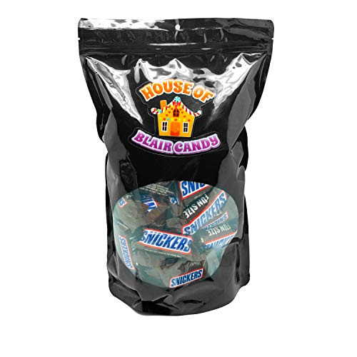 Snickers Fun Size Chocolate Caramel Candy Bars - 3 Lb Resealable Stand Up Bulk Candy Bag (Approx. 75 Pieces) - Bulk Filler Candy For Holidays And Parties #TOP4