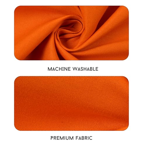 Image of FRESH FROM LOOM Microfiber Hypoallergenic Solid Plain Queen Size Bedsheet with 2 Pillow Covers - 240 TC (Size- 90 x 95 inch | Saffron| Solid)