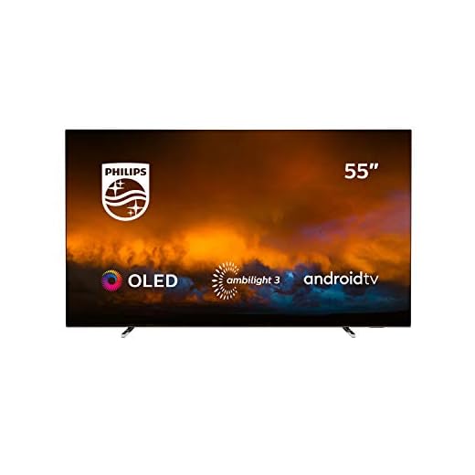 Philips TV 55OLED804/12 Ambilight Oled TV, 55″ (139 cm), Svart
