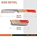 JORGENSEN Japanese Pull Saw, 6 Inch Pro Folding Dovetail Saw with Beech Wood Long handle, SK5 Steel Blade Tool-less Quick Change, 21TPI Cross Cut Woodworking Handsaw for Hardwood, Softwood