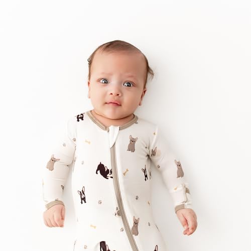 Image of Bamboo Little Soft Baby Footie Pajamas, Baby Clothes, Newborn Sleepers, 95% Viscose and 5% Spandex, 0-24 Months