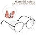 Hadnves Safety Glasses Side Shields for Prescription Glasses 2 Pairs Clear Slip on Side Shields Fits Small to Large Eyeglasses Frames