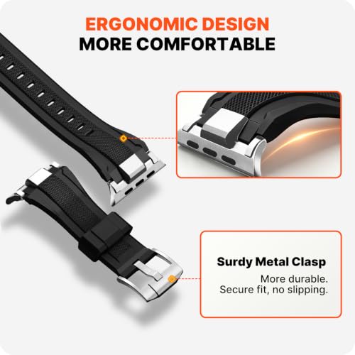 Image of Fullmosa Soft TPU Strap for Apple Watch 49 (Ultra 3 /2 /1) 46 45 44mm