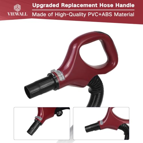 Image of VIEWALL Upgraded Replacement Hose Handle for Shark ZU560 ZU560C ZU561 ZU562 | UV650 UV725 Gray Navigator Lift Away Vacuum Cleaner Part 511FFJ560 (Red)