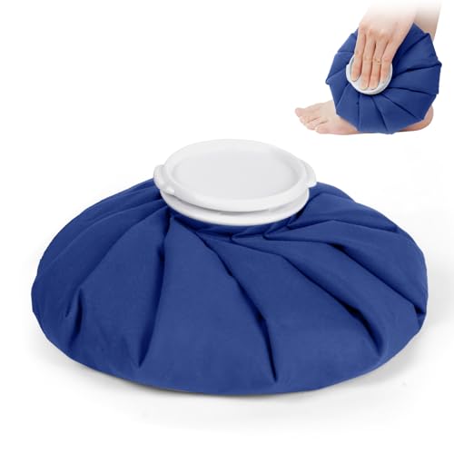 AOOWU Poche De Glace Réutilisable, 9 Pouces Sac De Chaleur Et De Froid Réutilisable, Réutilisable Chaud Froid Poche Glace d'Urgence, Pour Tête, Dos, Cou, Paule Blessures Sportives Soulagement Douleur