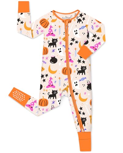 babee Reshinee Viscose derived from bamboo Baby Footie Pajamas Convertible Newborn Sleeper for Baby Girl Zipper Onesie 6-12M