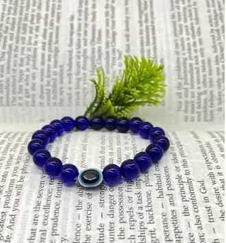 Image of Honbon Fancy Designer Beads Evil Eye Charms Bracelet,Handmade Unisex Nazar Bracelets,Friendship Band for All -Girls, Boys, Men & Women