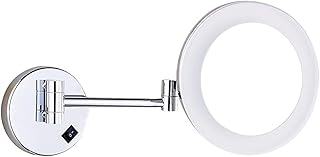 Wall-Mounted Makeup Mirror Wall Mount LED 8 I...