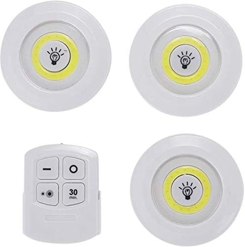 Fiiasa Cabinet Light, White(Electricity,Battery Powered, Plastic)