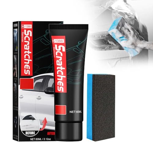 1Pcs 60ML Restaurador de Pintura Reparador Arañazos Coche Eliminador De Arañazos De Coche Reparador Arañazos Coche Quita Arañazos Coche Pulimento Arañazos De Coche，Adecuado para varios tipos