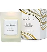 Made By Zen Black Luxury Scented Candle | Expertly Blended Fragrances at Home Aromatheraphy | 100...