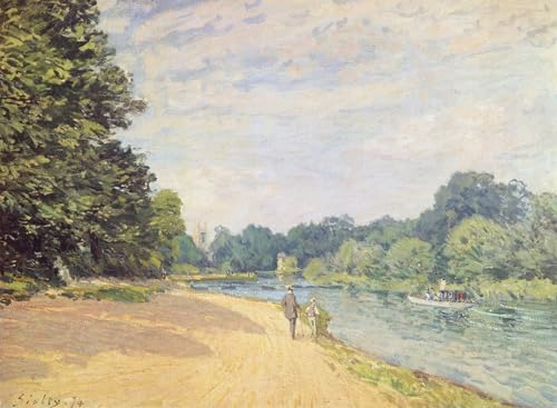 Affiches d'Art la Tamise Sisley pour Décoration Murale Salon