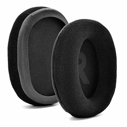 Coussinets Logitech PRO X en tissu noir pour casque gaming