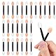 LOPHE Sponge Eyeshadow Brush, 50 Stück Mini Lidschatten Applikator, Lidschatten Pinsel Doppelseitige Color Einweg Lidschattenpinsel für Frauen und Mädchen