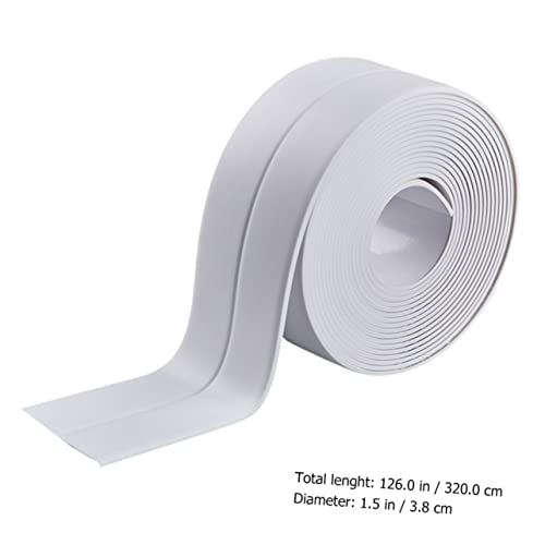 Housoutil 1 Rolo De Fita Adesiva De Costura Fita Transparente Fita De Costura Branca De Silicone Cal