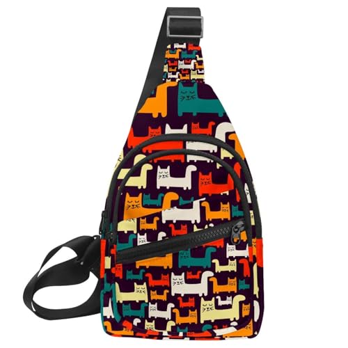 Sac de poitrine chat rose pour ranger vos affaires au sec sans vous encombrer le dos