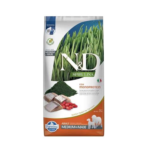 Farmina Nd Dog Spirulina Medium Maxi Aringa 7 Kg