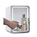 RUIVE Mini Réfrigérateur Beauté Parfaite/Réfrigérateur Cosmétique Portatif Soin Peau, Réfrigérateur Soin Miroir Maquillage 2 en 1 avec Lumière LED, 8 litres Bureau Chambre Coucher Maison