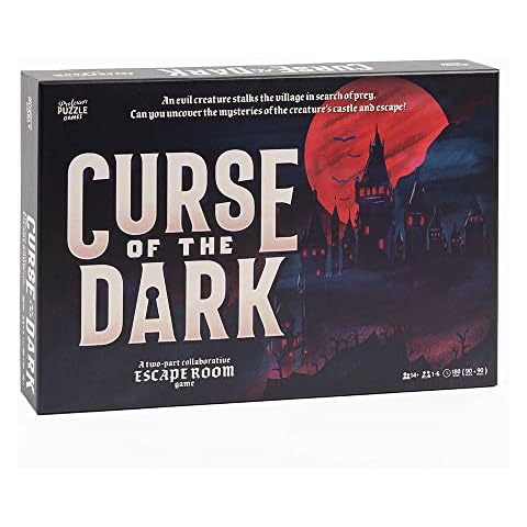 Professor PUZZLE Curse of The Dark Escape Room Game - Investigate The Mystery of a Doomed Village! Cover