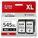 Nom du produit : Jualihai PG-545 XL – cartouche d‘encre haute capacité, remplacement pour Canon 545 XL 545XL compatible avec Pixma TS3150 TS3355 MG2551S. Emballage en matériaux recyclables (aspect variable selon lots)