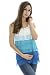 Bearsland Women's Breastfeeding and Nursing Sleeveless Summer Tee (Large, WhiteBlue)
