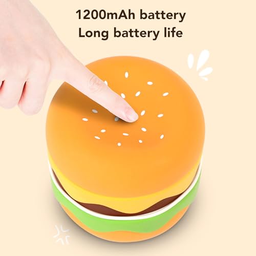 Lámpara de noche de silicona suave Garosa USB recargable miniatura 4