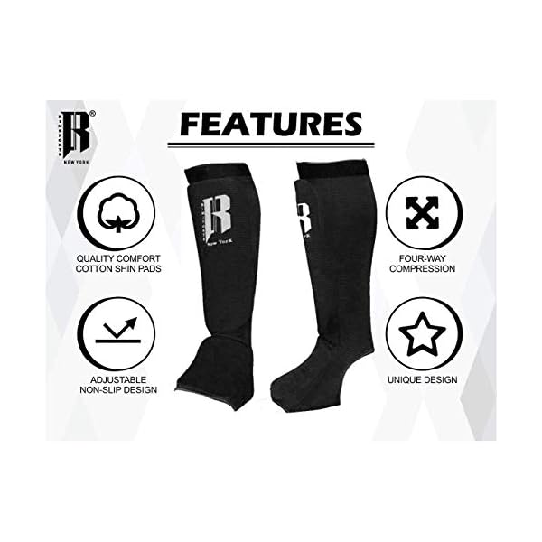 RIMSports-Muay-Thai-Shin-Guards-Kickboxing-Premium-MMA-Shin-Guards-and-Shin-Pads-Ideal-Shin-Guard-for-Shin-Protection-Wrestling-Sparring-Muay-Thai-Kickboxing-Karate RIMSports Muay Thai Shin Guards Kickboxing Premium MMA Shin Guards and Shin Pads Ideal Shin Guard for MMA, Wrestling, Sparring, Muay Thai, Kickboxing & Karate (Black, S/M)