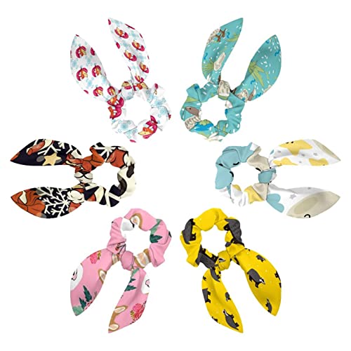 Chouchous oiseau cheveux épais anti-glisse avec nœud papillon pour femme et fille