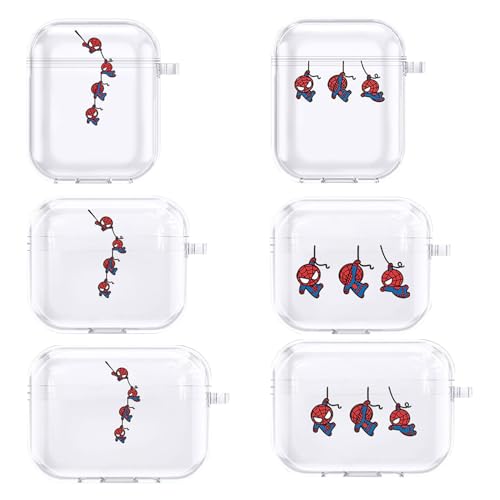 hgTUP �X�p�C�_�[�}�� AirPods Pro �p �P�[�X AirPods Pro ��2���� �P�[�X �N���A �Ռ���h�� ���΂݂Ȃ� �S�ʕی� [���s�A���i]