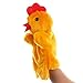 Muñeca de Marionetas de Mano de Pollo de Juguete Suave para niños, gallina de 25 cm