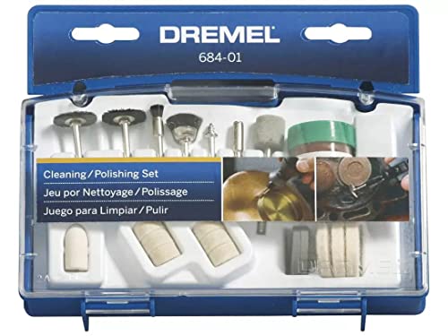 Kit P/Limpar E Polir 684-01 20 Peças Micro Retifica Dremel